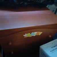 cassettiera per neonati e bambini piccoli