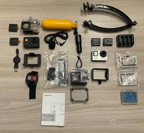 Go Pro Hero 4 Siver Action Cam + Altra Cam Apeman