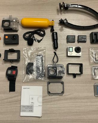 Go Pro Hero 4 Siver Action Cam + Altra Cam Apeman