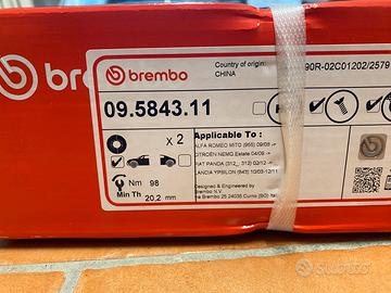 Dischi e pasticche  anteriori Brembo