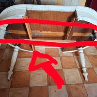 GRANDE TAVOLO OVALE ( DA RESTAURARE ) 