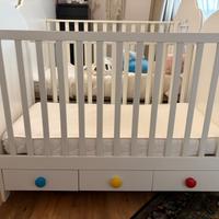 Lettino ikea con cassetti