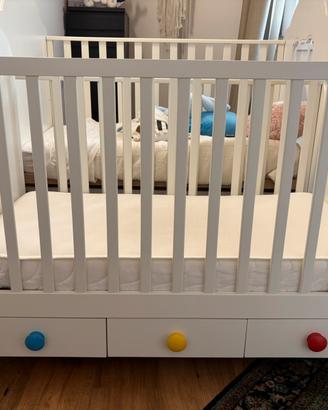 Lettino ikea con cassetti