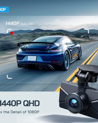 Dash Cam WOLFANG WD02: la tua sicurezza su strada!