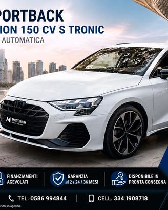 AUDI A3 SPORTBACK 2.0 TDI S LINE EDITION 150 CV S 