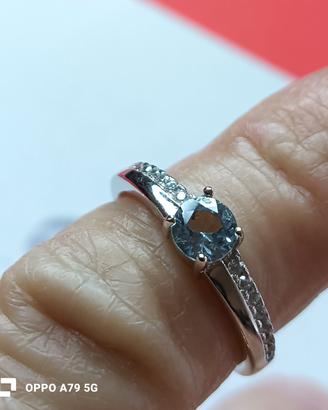 anelli vintage acquamarina 