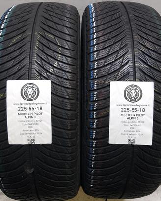 2 GOMME 225 55 18 MICHELIN A63928