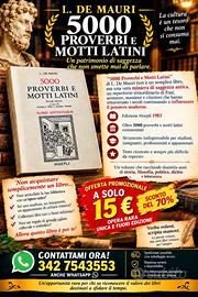 DE MAURI L. - 5000 PROVERBI E MOTTI LATINI 1983
