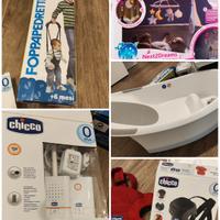 Marsupio + baby monitor + imbracatura + vaschetta