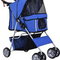 Passeggino per Cani Fino a 10 kg 75x45x97 cm