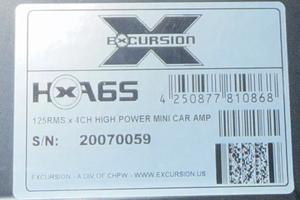 Excursion HXA65 Amplificatore Auto 4 Canali
