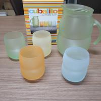 1 caraffa e 4 bicchieri  cubalito 