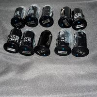 Set 10 pezzi caricatori plug in auto usb universal
