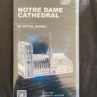 3D puzzle Chiesa Notre Dame miniatura in metallo