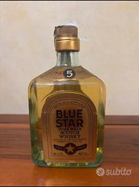 Whisky blue star scozzese nuovo vintage