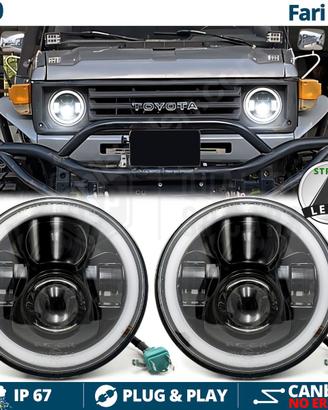 FARI LED Angel Eyes Per LAND CRUISER J70 OMOLOGATI