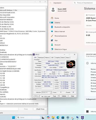 RYZEN 7 3700X - GTX 1080 - 16Gb DDr4 - M.2 256Gb