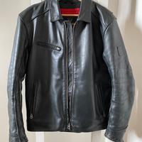 Giubbotto in pelle Triumph modello VANCE BLACK