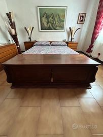 Cassapanca antica in legno massello-baule d’epoca