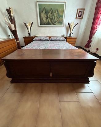 Cassapanca antica in legno massello-baule d’epoca