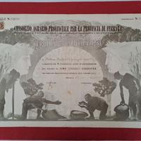 Certificato Azionario Agrario Cambellotti
