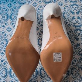 2 decollete 40 in vera pelle made in italy