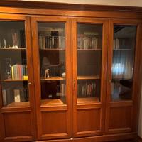 libreria i legno artigianale elegantissima 