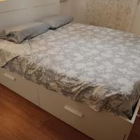 letto Ikea brimnes matrimoniale 