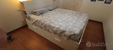 letto Ikea brimnes matrimoniale 