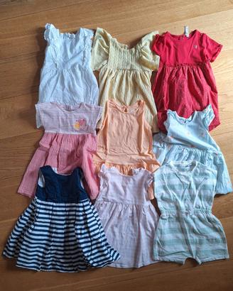 Abbigliamento estivo bimba 18-24 mesi
