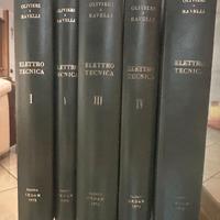 5 volumi elettrotecnica Olivieri e Ravelli