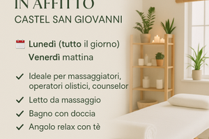 Studio Olistico con doccia e sala da tè