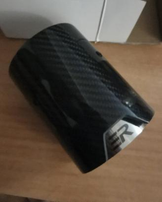 Terminale scarico carbon look 