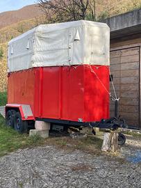 Trailer 2 cavalli rimorchio