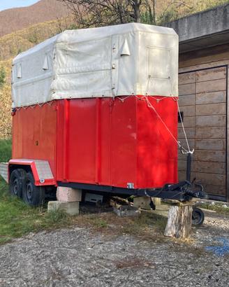 Trailer 2 cavalli rimorchio