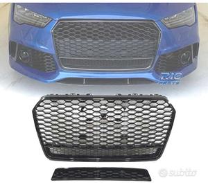 GRIGLIA PER AUDI A7 15-18 LOOK RS7 NERO