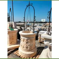Pozzo Romano da Giardino cm. 83x83x215 h.