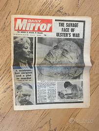 Daily Mirror Irlanda originale 1981 Ulster war