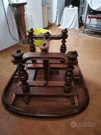 tavolo in massello noce 