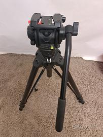  Cavalletto Manfrotto 475B completo di testa mobil