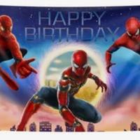 Poster buon compleanno Spiderman 