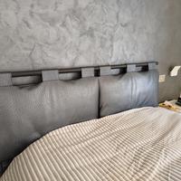 Letto matrimoniale con doghe