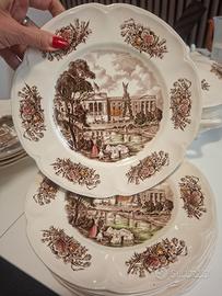 Servizio Piatti Inglese Vintage-Johnson Bros"Royal