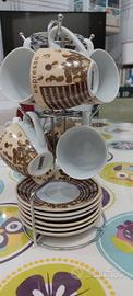 Set 6 tazzine espresso