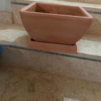 n.6 vasi quadrati in resina