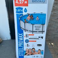 Piscina bestway steel pro max