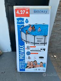 Piscina bestway steel pro max