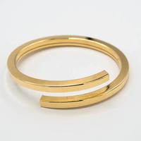 Bracciale oro giallo 18kt rigido contrariè  E.324