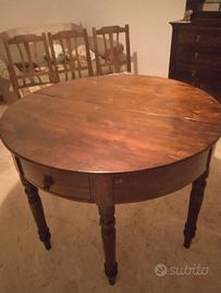 Tavolo rotondo antico