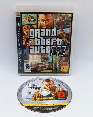 GTA IV Grand Theft Auto 4 PS3 PAL ITA Platinum